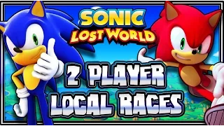 Sonic Lost World Wii U -  (1080p) 2 Player Local Races