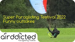 Super Paragliding Testival 2022 Kössen Funny Outtakes Fail Win Compilation