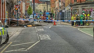 Big Emergency response to building collapse Leeds