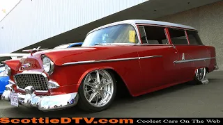 1955 Chevrolet Handyman Wagon "Vertigo" 2019 SEMA Show Steve Holcomb Pro Auto Custom Interiors