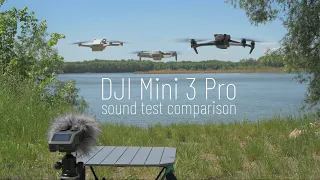 DJI Mini 3 Pro: Sound Test 🎧 (Mini 2 & Mavic 3 Cine comparison)