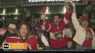 Florida Panthers fans thrilled that the Cats have another chance at the Stanley Cup