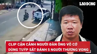 Chân dung gã trai vô cớ dùng tuýp sắt tấn công từ sau khiến 5 người thương vong