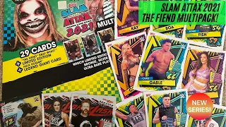 Slam Attax 2021 - The Fiend Multipack Green #2 Unboxing - Looking for a Platinum Blue!