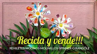 RECICLA Y VENDE REHILETES MOLINILLOS MOLINOS SPINNER GIRANDOLA