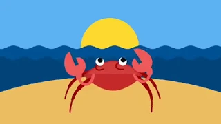 Children's song-game about crab