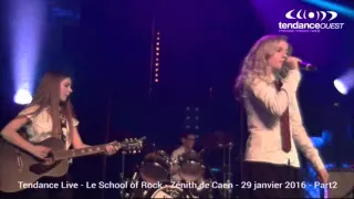 Le School of Rock au Zénith de Caen TENDANCE LIVE NORMANDIE 2016