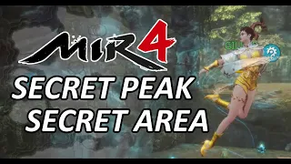 MIR4 Secret Peak - How To Get To The Secret Area