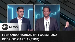 Fernando Haddad questiona Rodrigo Garcia sobre ICMS | Debate Governador SP (17/09/22)