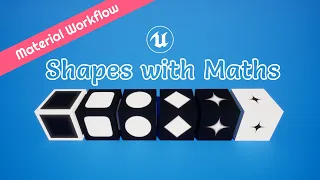 Creating Shapes with Math inside Unreal Engine Material Graph (Circle, Rounded Square, Star & More)