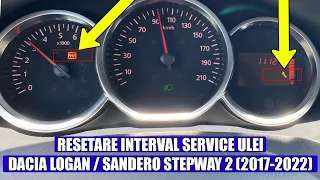 TUTORIAL: Cum resetezi Interval Service Ulei la Dacia Sandero (Stepway) 2 Logan, Duster (2013-2021)