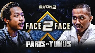 "KU BUAT KAU K.O DI RONDE SATU! " - PARIS VS YUNUS FACE 2 FACE