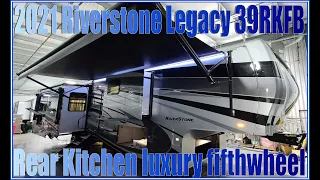 New 2021 Riverstone Legacy 39RKFB Luxury Rear Kitchen Fifth Wheel @ Couchs RV Nation RV Walkthrough