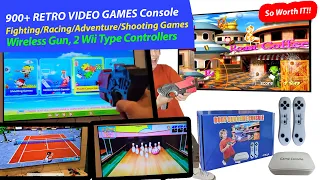 2024 Best Retro Gaming Video Games Emulation Console, Wireless Gun, Wii Motion Controllers, Damcoola