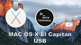 Create a Bootable Install usb Mac OS X El Capitan 10.11 (Terminal)