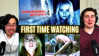 REACTING to *Paranormal Activity 4* THE BEST ONE?? (First Time Watching) Horror Movies