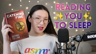 ASMR 📚 Reading You To Sleep 😴 Soft Spoken Voice 🔥 Catching Fire (Hunger Games 2)