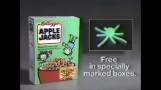 APPLE JACKS WACKY WALL WALKERS COMMERCIAL(1984)