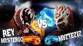 Rey Mysterio Vs  Myzteziz (Sin Cara Místico Carístico) Masked Marvels  "Falling"