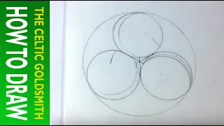 How to Draw Celtic Sprials 3 - Triple Spirals from the Book of Kells 2/2