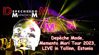 Depeche Mode - Memento Mori World Tour 2023, LIVE in Tallinn ESTONIA