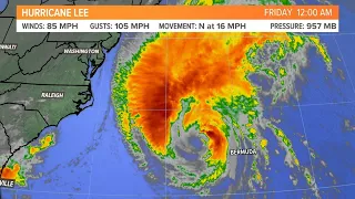 Hurricane Lee Friday Update