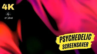 1hour Psychedelic Colorful Background | No Sound 4K