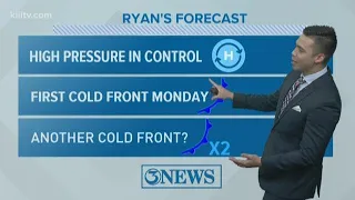 Ryan Shoptaugh's KIII South Texas Forecast: Cold Front Monday