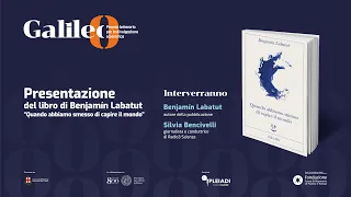 Presentazione del libro Quando abbiamo smesso di capire il mondo di Benjamín Labatut