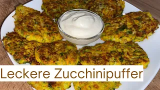 Zucchinipuffer Rezept Einfach❗️ (Lecker, Schnell & Gesund!)