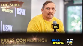 PRESS CONFERENCE IN KYIV | OLEKSANDR USYK