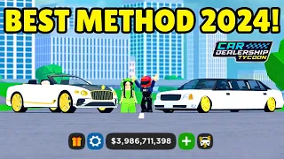 🔥How to become RICH FAST in CAR DEALERSHIP TYCOON! BEST METHOD! #cardealershiptycoon