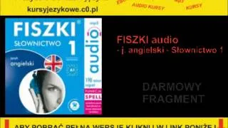 SZYBKA NAUKA ANGIELSKIEGO - Słownictwo 1 - FISZKI audio - MP3, AUDIOKURS