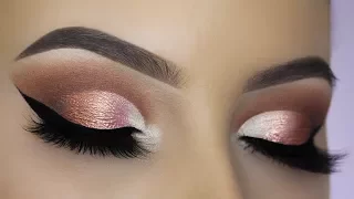 JACLYN HILL X MORPHE PALETTE - Rose Gold Cut Crease Tutorial