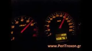 OPEL Vectra 1.8 GTS acceleration 0-180 km/h PeriTroxon.gr