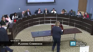 12/14/17 Planning Commission Meeting