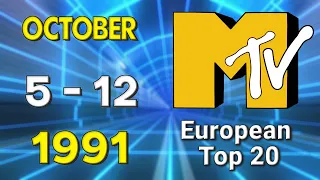 MTV's European Top 20 ▶ 05 October 1991