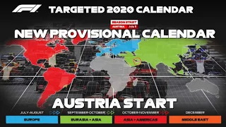 Austria CONFIRMED as the F1 2020 SEASON OPENER & NEW provisional calendar released