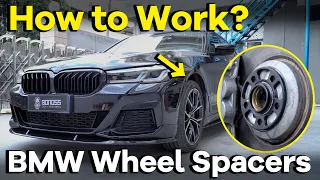 2022 BMW 5 Series G30 BONOSS Wheel Spacers Work on Rims/Wheels (Front+10mm Rear+15mm) PERFECT FIT!