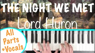 How to play THE NIGHT WE MET - Lord Huron | Piano Tutorial