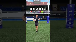 How accurate is your Rugby Kick?🎯 Try this fun game with your teammate #rugby