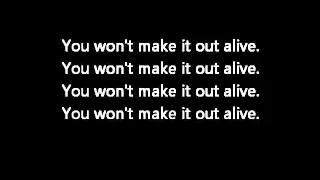 Mr. Highway's Thinking About The End A Day To Remember Lyrics On Screen