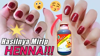 Cara Membuat Kutek Dari Pewarna Makanan | Mirip Henna Loh!