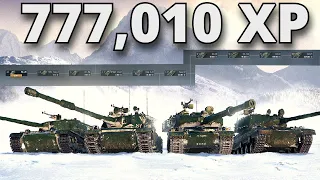 How much XP to Chinese HTs World of Tanks