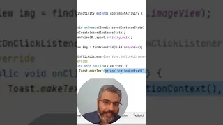 Android Studio Tip 14: getApplicationContext() method tutorial #androidstudio #shorts