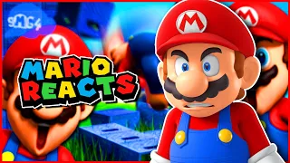 Mario Reacts To SMG4: Mario Does Literally Anything For Views!