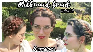 Milkmaid Braid Tutorial - 3 Different ways