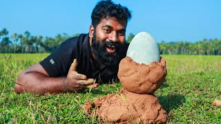 ആനമുട്ട പുഴുങ്ങിയത് | EMU Egg Fry | M4 TECH |