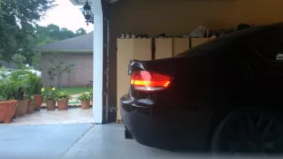 bmw 335i straight pipe exhaust start up and revs