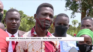 Kyagulanyi visits Ssegirinya, Ssewanyana in Kigo prison